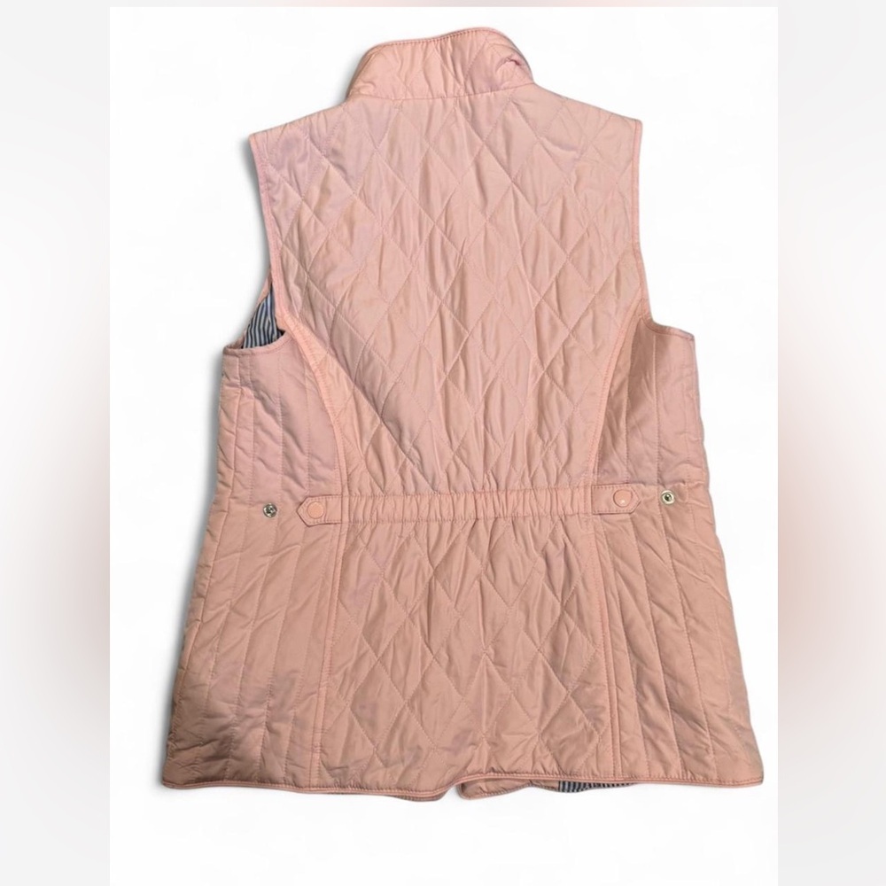 Talbots Pink Quilted Vest - Picture 4 of 7